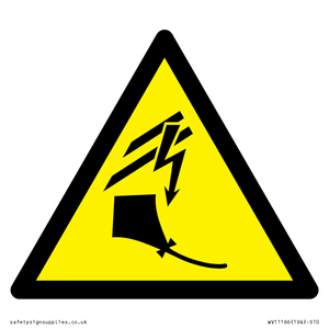 W505 Warning: Kite flying near overhead power lines